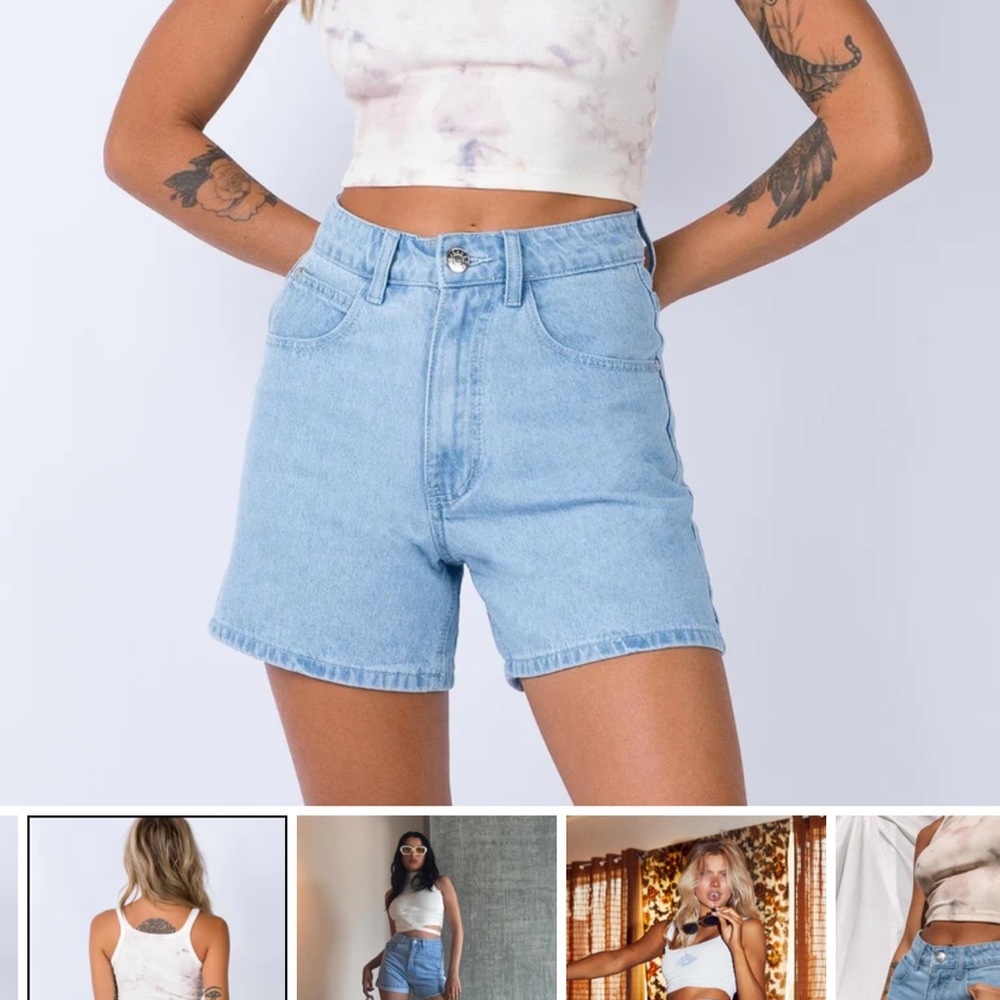 Princess Polly Denim Jean Shorts